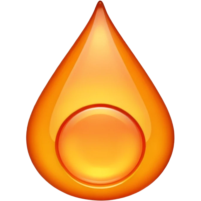 Molten Glass Shape emoji