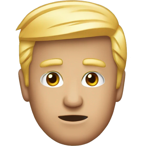 donald trump haircut emoji