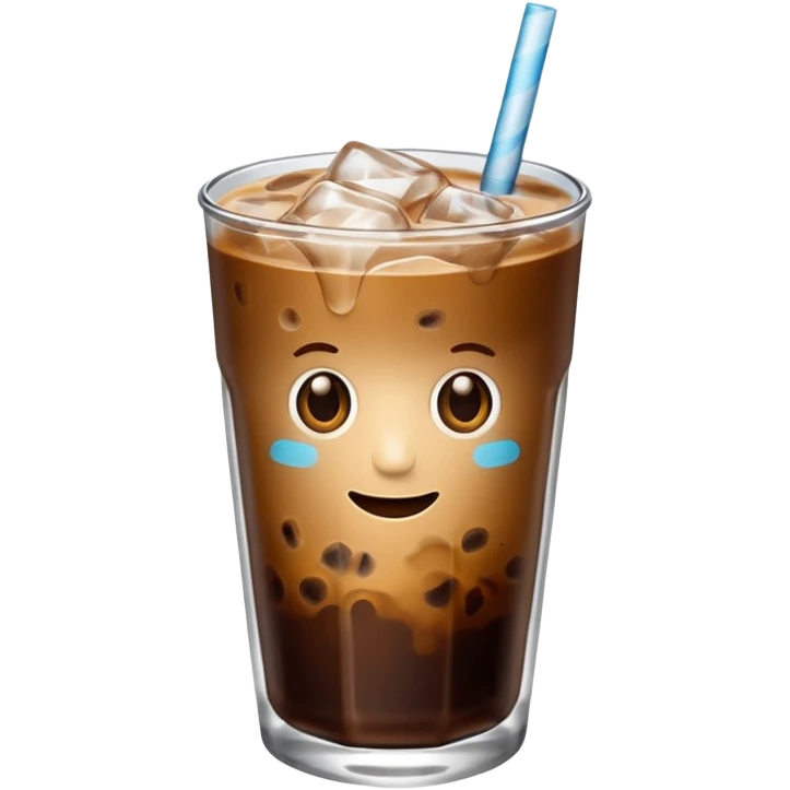 Iced coffee emoji