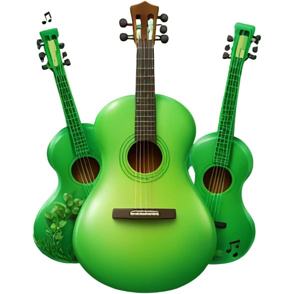 Green music emoji