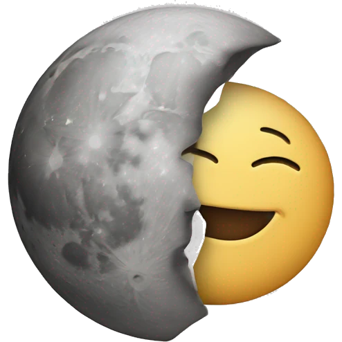 love you to the moon and back  emoji