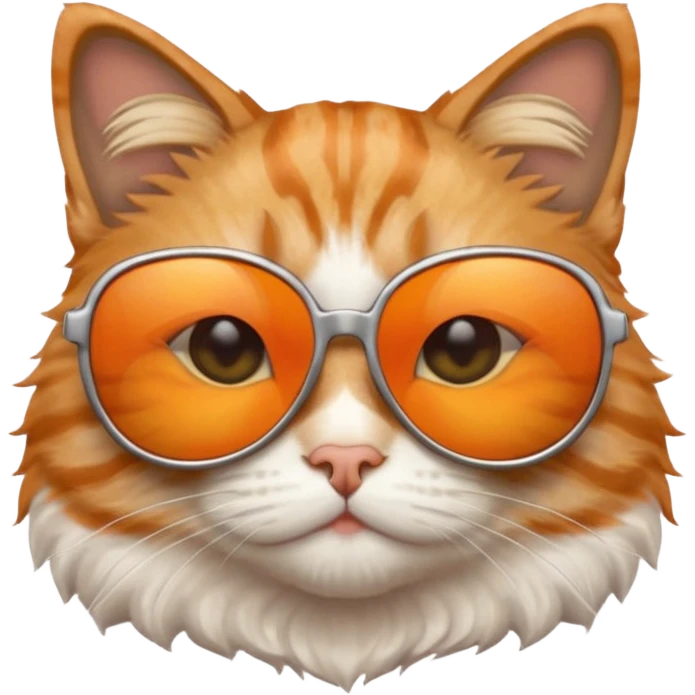 Cat wearing sunglasses emoji