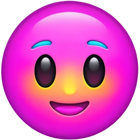 Neon aesthetic emoji