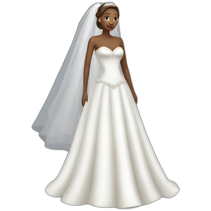 Wedding dress emoji