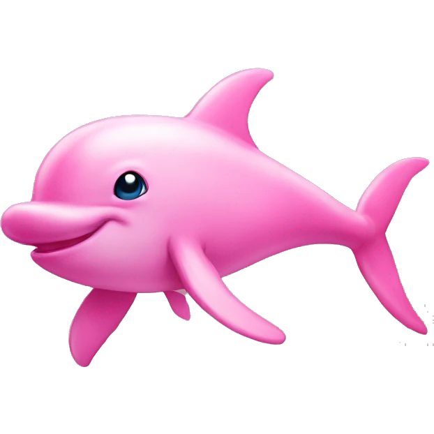pink dolphi emoji