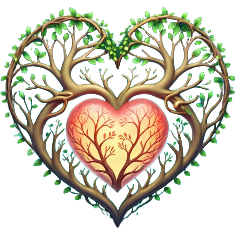 enchanted forest heart emoji