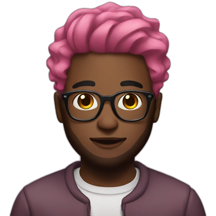 Damso but with pink hair emoji