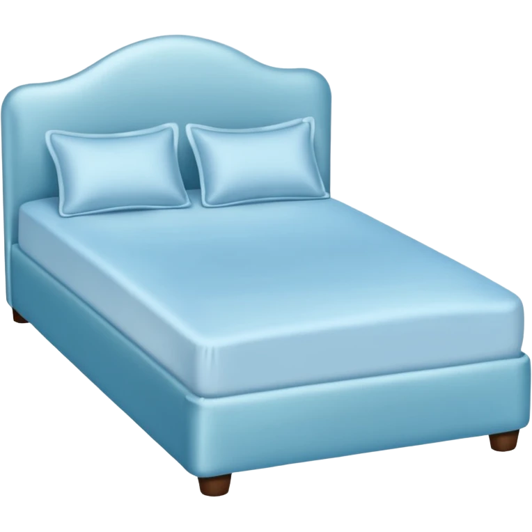 Light blanco y azul silk bed emoji