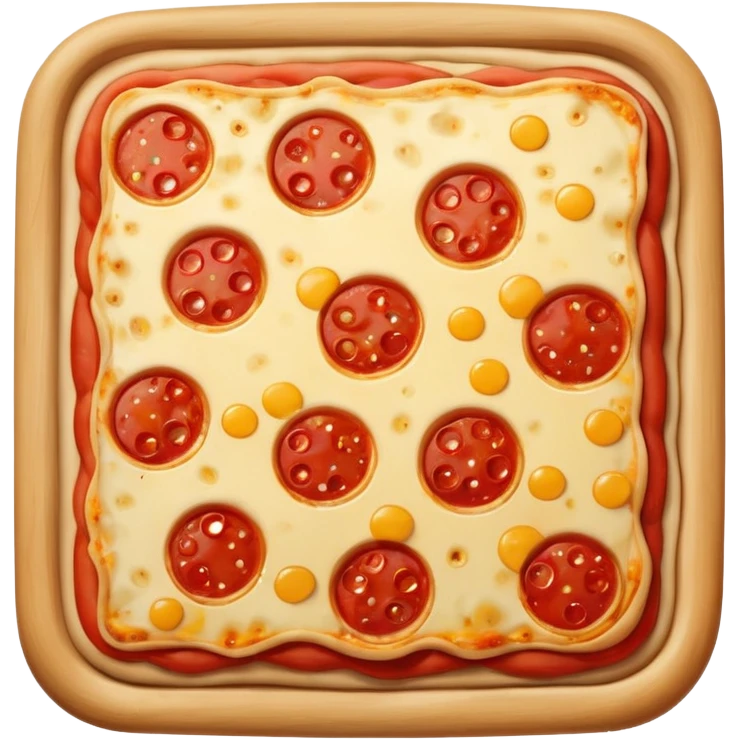 Square pizza emoji