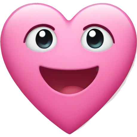 cute pink heart emoji