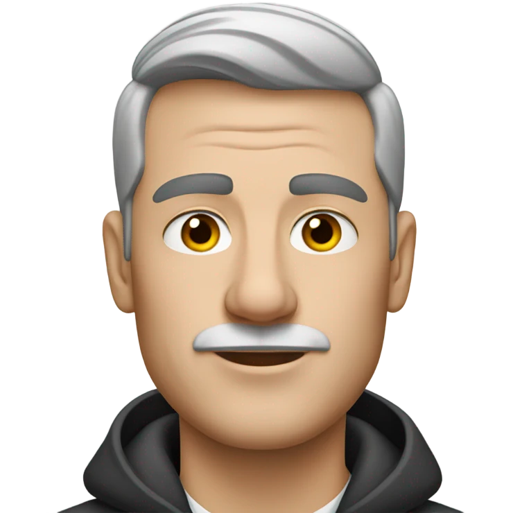 German guy wearing airpod emoji