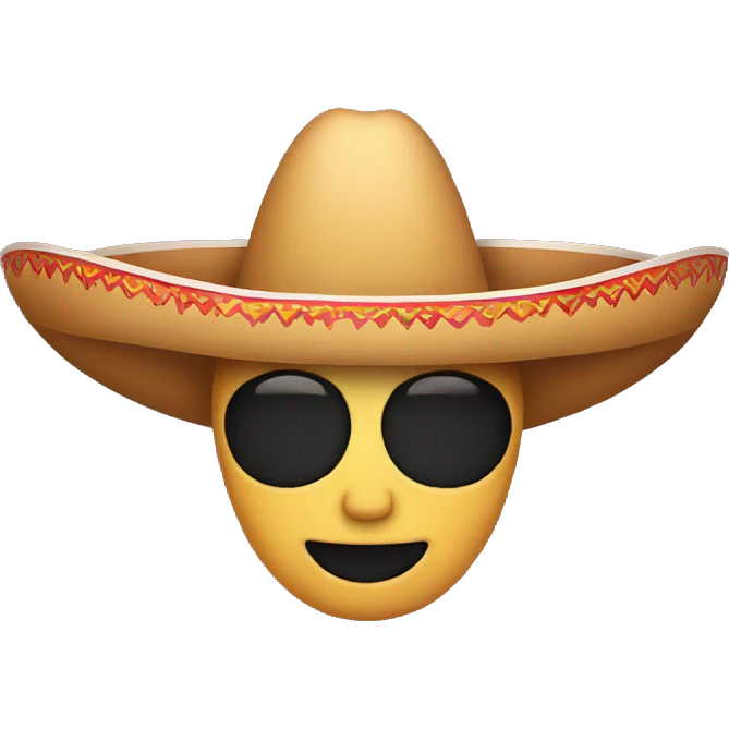 Mexican sombrero emoji