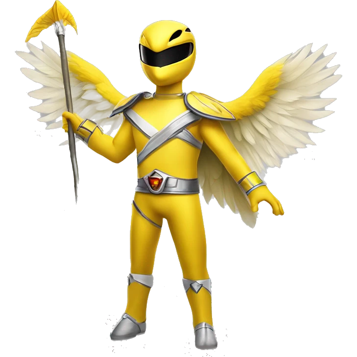 Big Bird Power Ranger:
Yellow Feather Ranger
A tall, kind-hearted Ranger in bright yellow armor with feathered accents, wings for gliding, and a staff that doubles as a teaching tool. Always curious and ready to explore. emoji