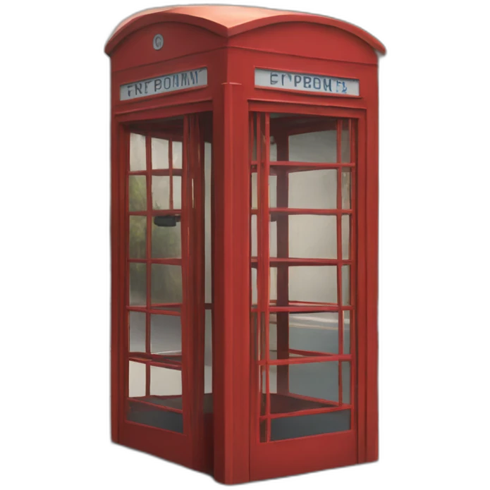 phone booth US emoji