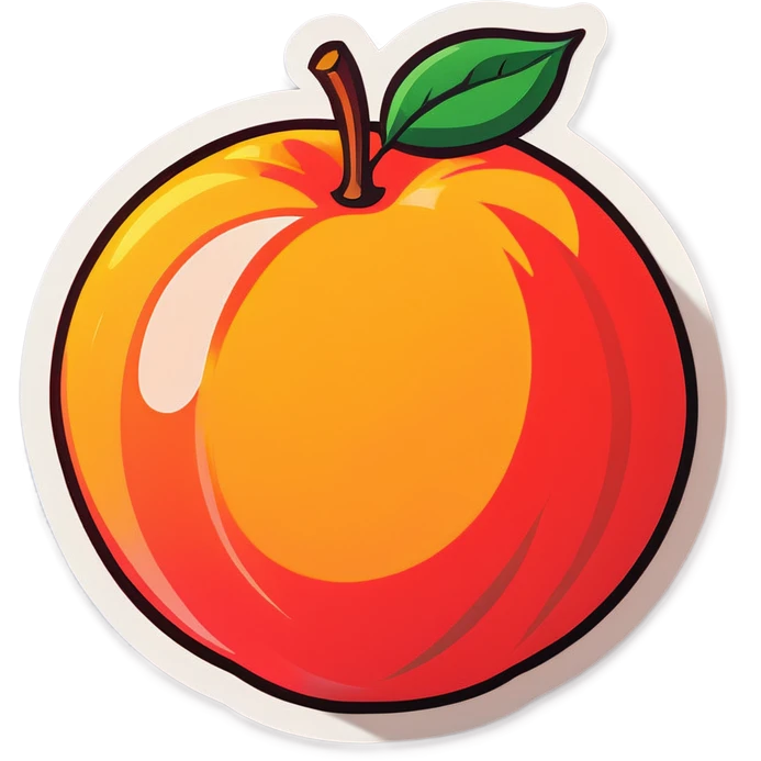 Big peach emoji