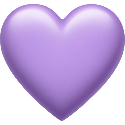 Pastel purple heart emoji