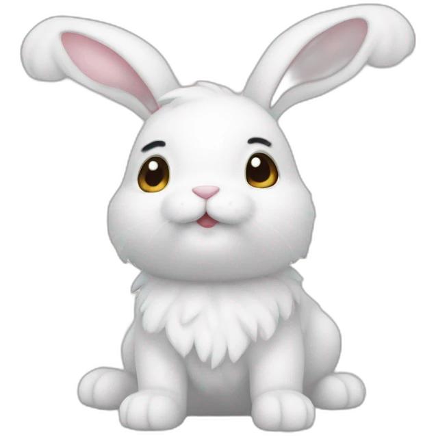 Lapin ange emoji