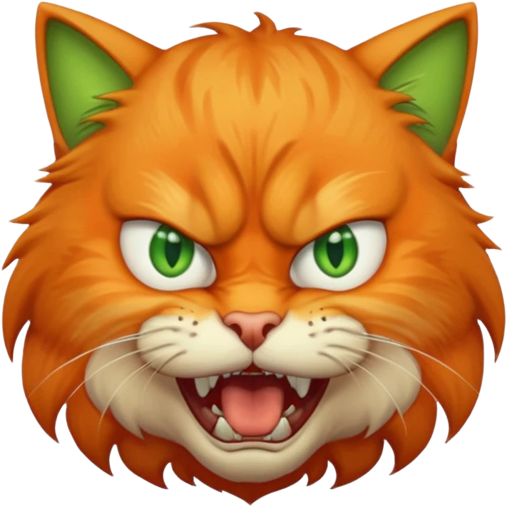 Angry cat  emoji