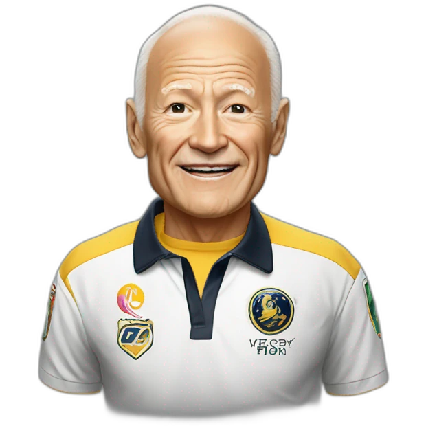 Gregory aldrin wearing the Stade Rochelais shirt emoji