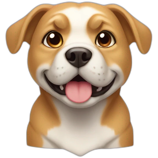 Chien sur tortue emoji
