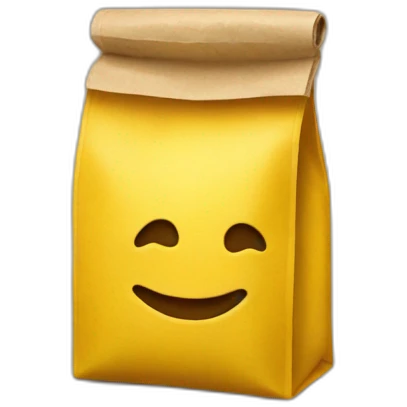 yellow coffee bag emoji