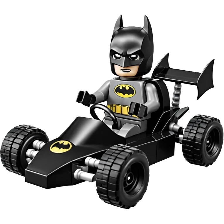 scale anime racing sexy muscular Batman’s masculine midnight-colored tight outfit 1970’s tv style dark knight stealthy accurate sporty safe plush deluxe Lego off-road pursuit drifting F1 car lexus (black hair,reclining and relaxed torso and shoulders back against seat) rallycross kart  emoji