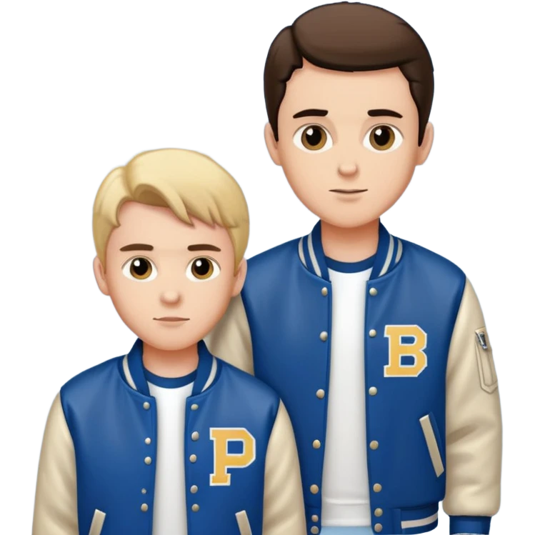 Create me an image of bob and pony boy from the outsiders emoji