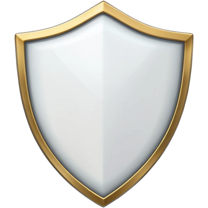 white shield  emoji