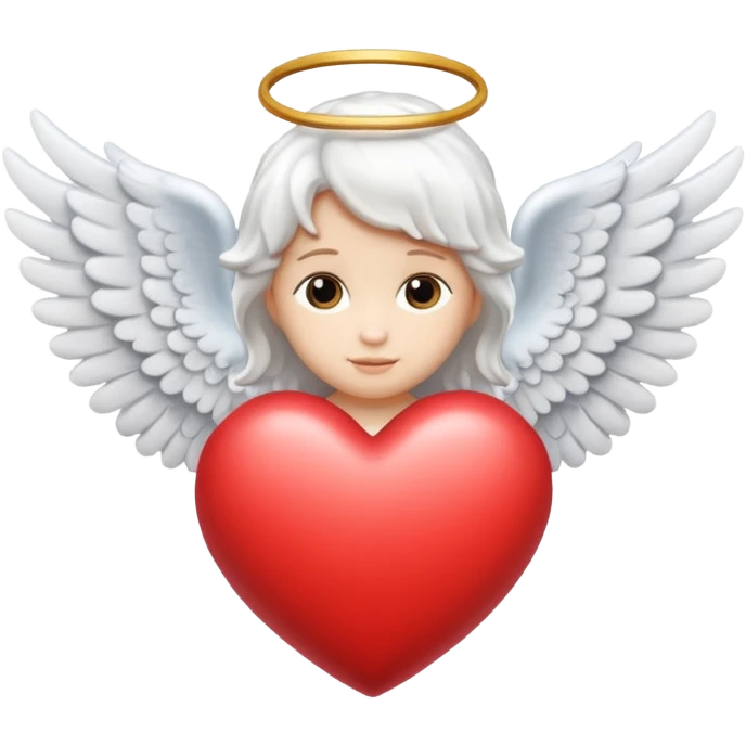 heart with angel wings emoji