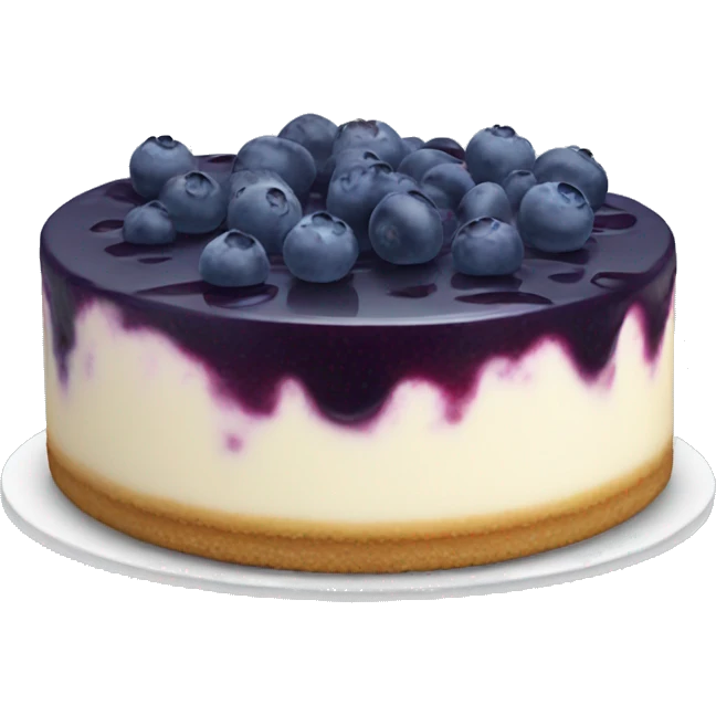 Blueberry Cheesecake emoji