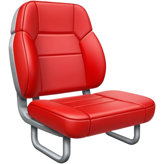 Generate an Airbnb category syle icon of a broken football seat emoji