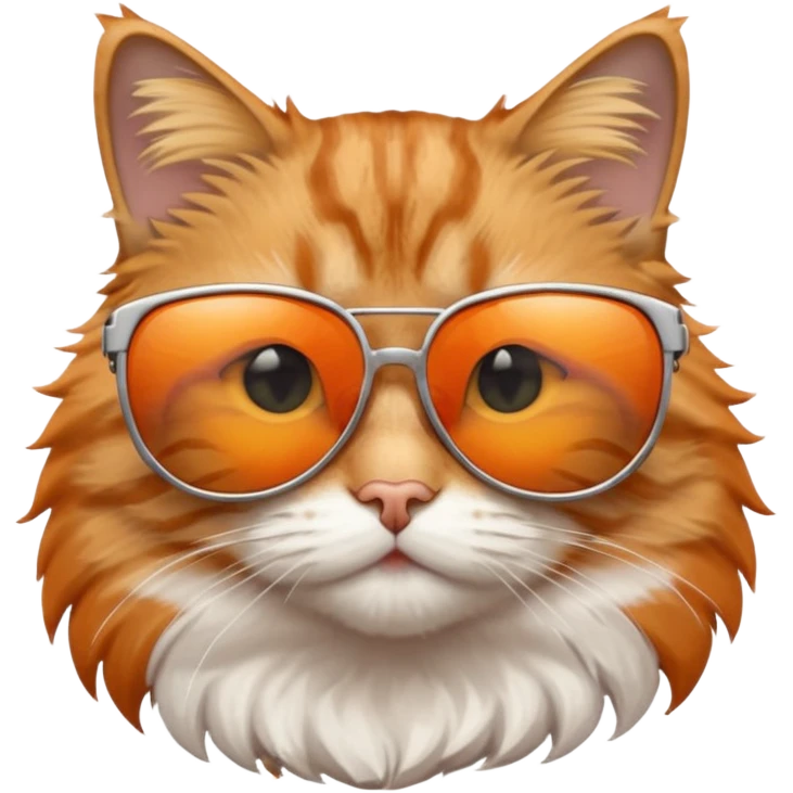 Cat wearing sunglasses emoji