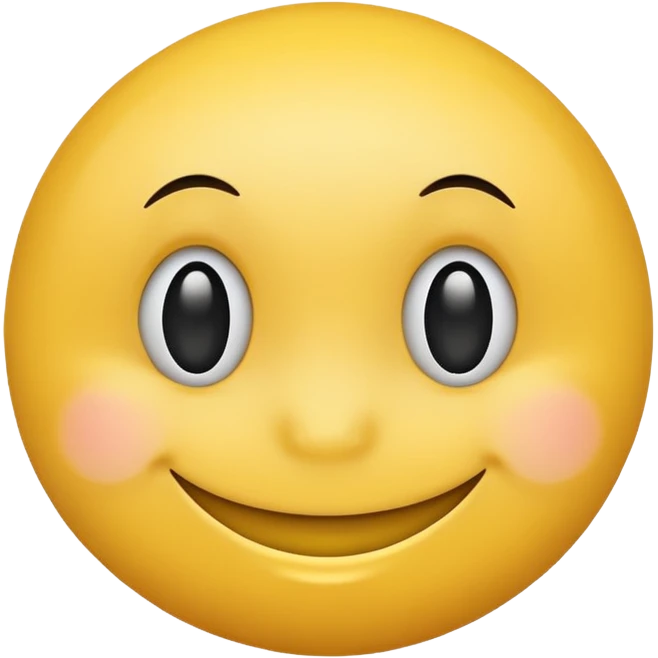 Neutral smiley emoji