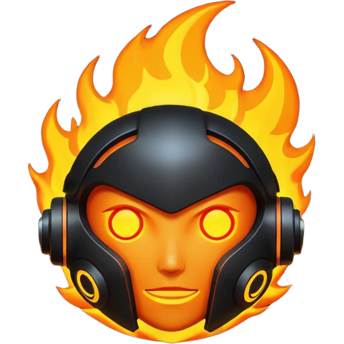 cyberpunk fire emoji