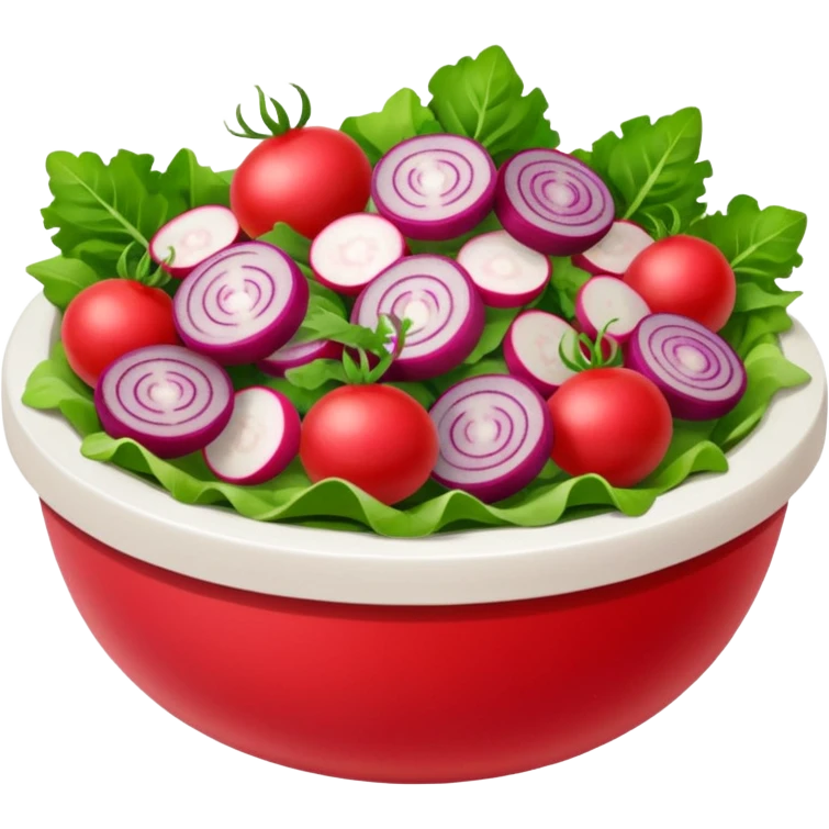 vegetarian red salad emoji