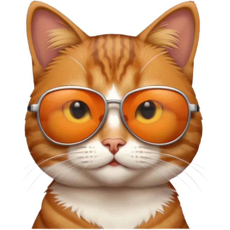 Cat wearing sunglasses emoji