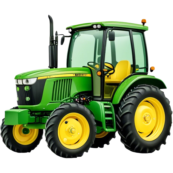 Tractor - John Deere 5055E (Model Year: 2021) (Iconic colour: Green with yellow) emoji