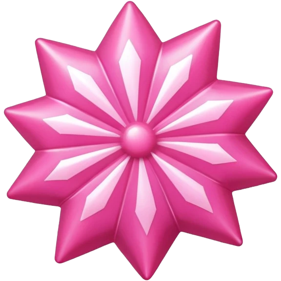 Pink starburst candy emoji