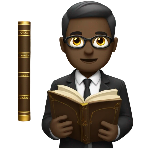 luxury dark book emoji