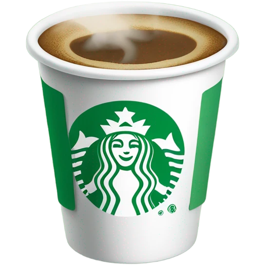 Starbucks coffee emoji