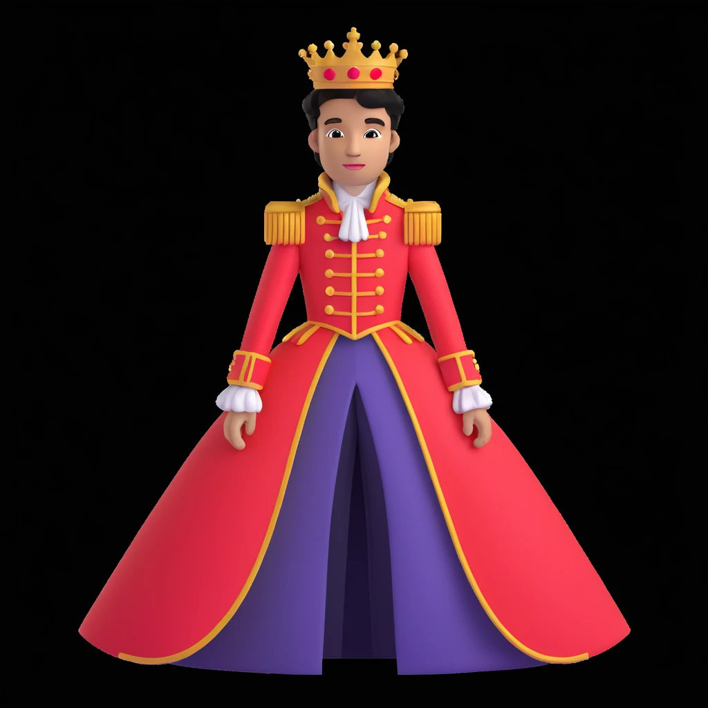 prince in red dress, royal background emoji