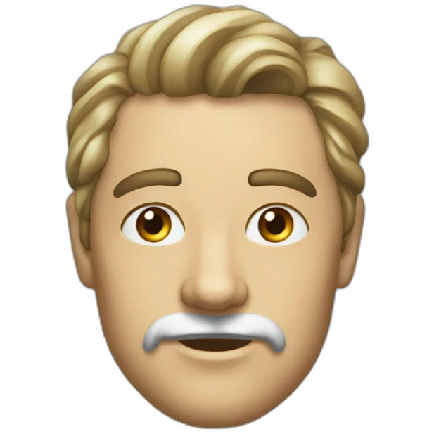 Portrait poséidon en marbre emoji