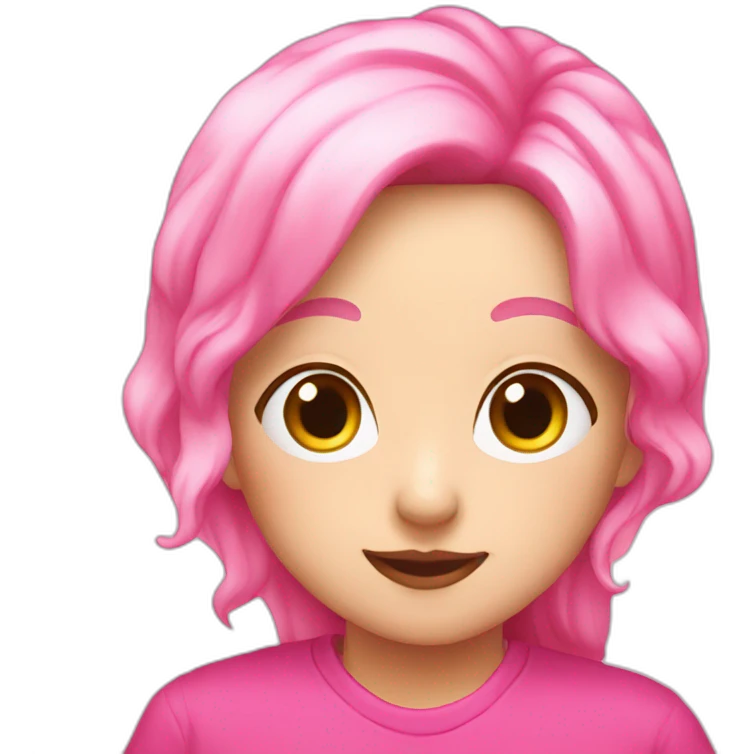 Pink_sweet_Pochita emoji