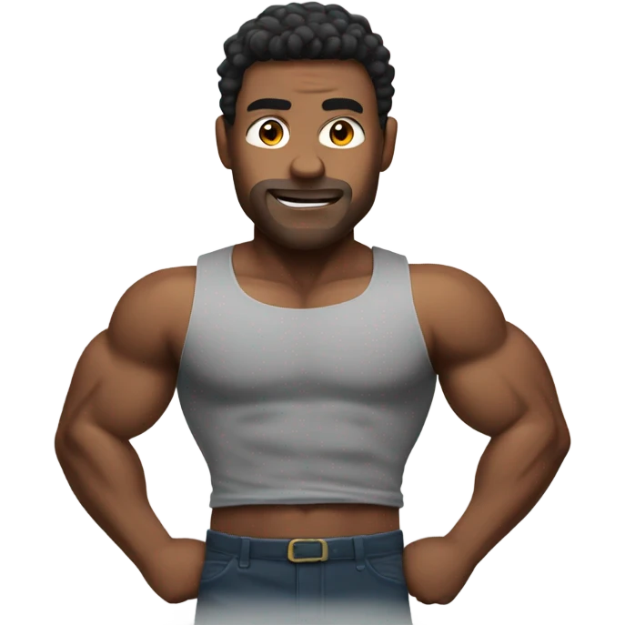 Danny with muscles emoji