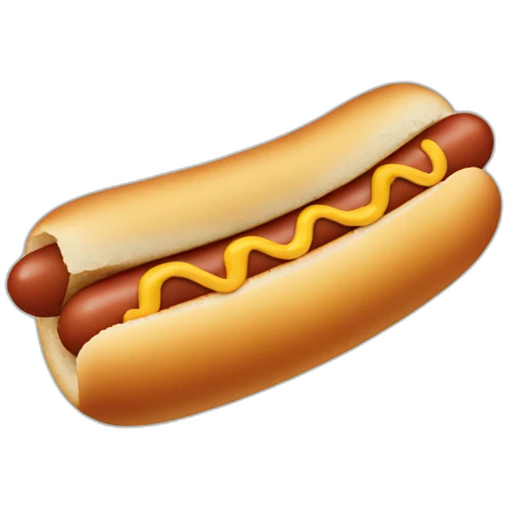 hot dog with teckel instead of saucage emoji