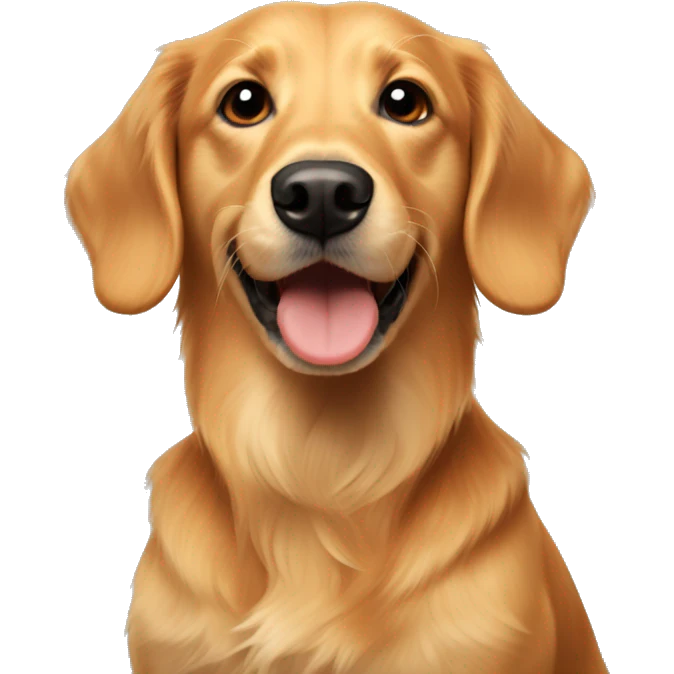 Golden Retriever Dachshund mix Dog  emoji