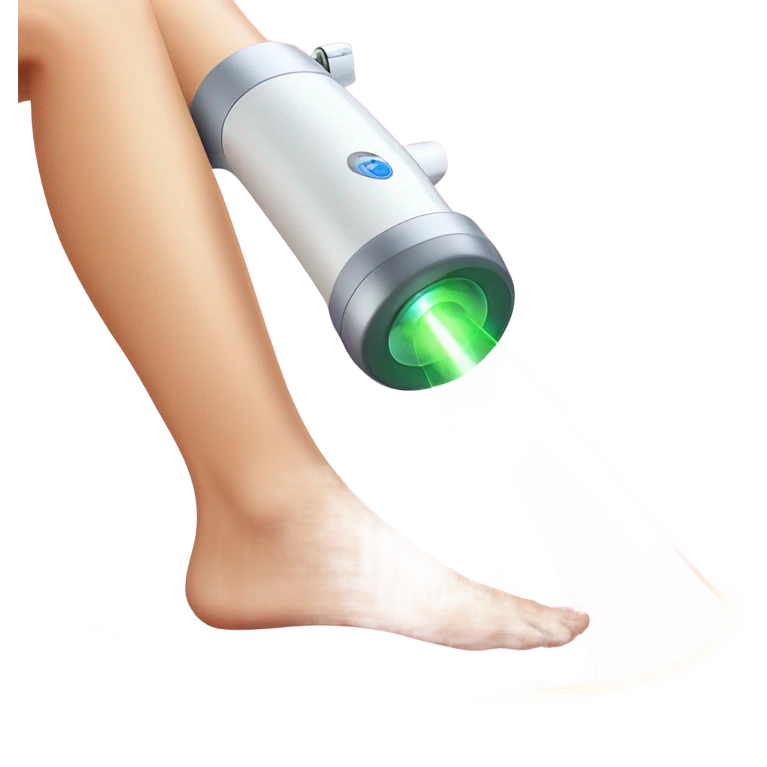 laser hair removal treatment on legs  emoji