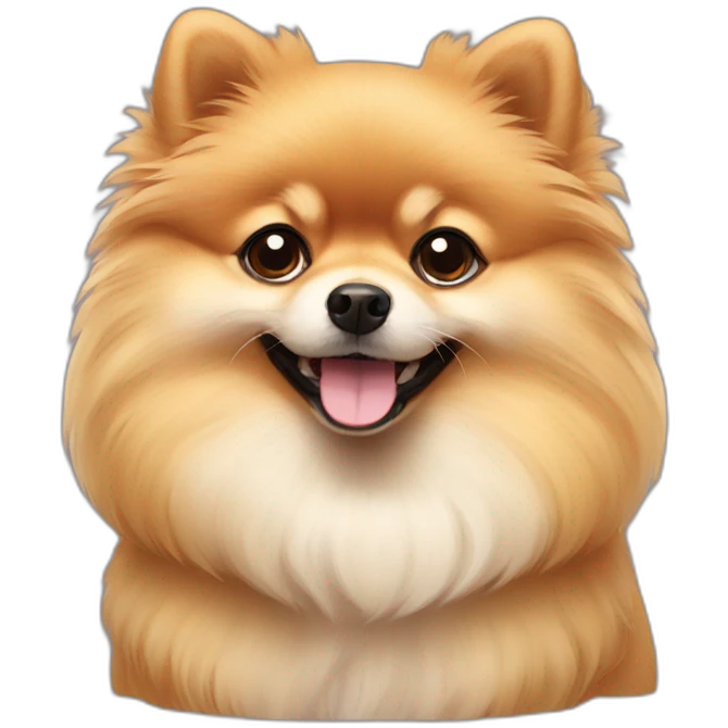 cute pomeranian emoji