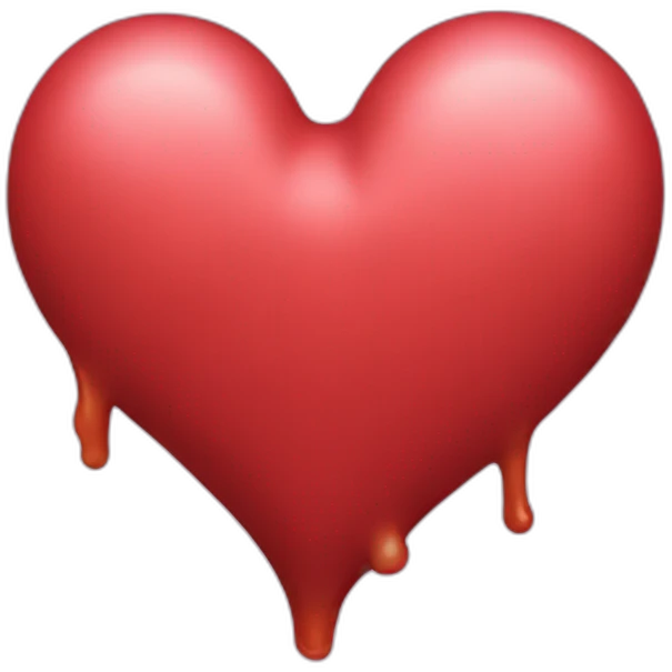Beating heart emoji