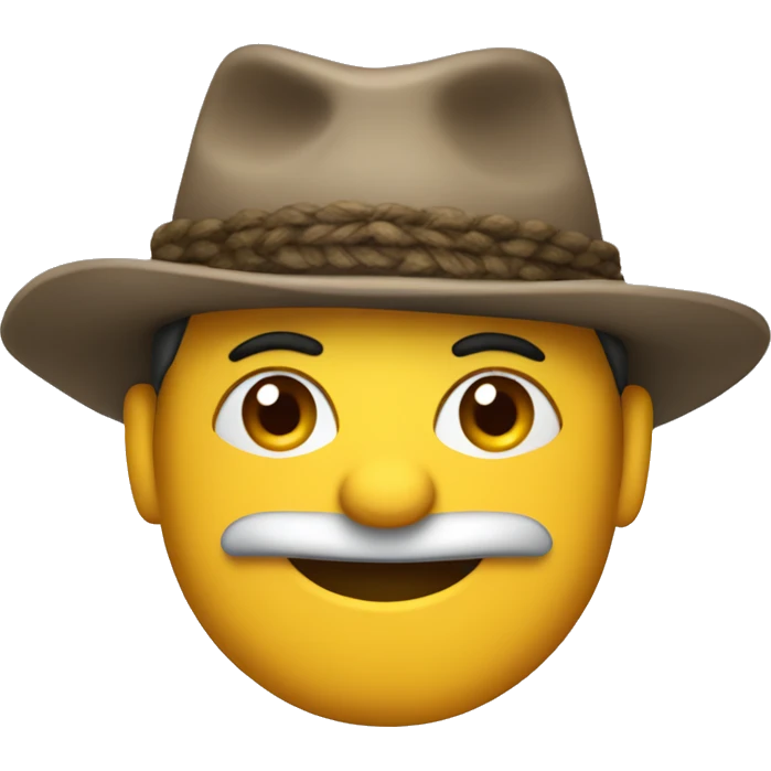 Croaisont with a hat emoji